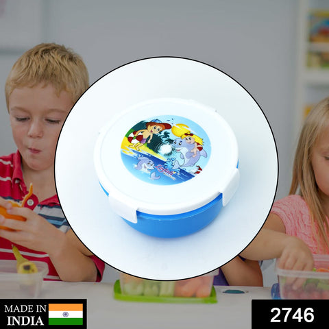 2746 Round Shaped Lunch Box For Storing And Serving Food Stuffs And Items. - SWASTIK CREATIONS The Trend Point
