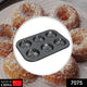 7075 6 slot unique flower pattern Non-Stick Muffins Cupcake Pancake Baking Molds Tray (Moq :-5)