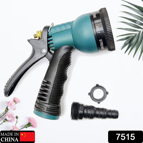 7515 Adjustable 8 Pattern Water Spray Gun Trigger High Pressure For vehicle & cleaning Garden Lawn, Grass rinse, flat, soak & washing for Car Bike Plants Pressure Washer water Nozzle - SWASTIK CREATIONS The Trend Point