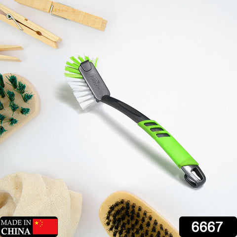 6667 Dishwashing brush for kitchen (pack of 1) 