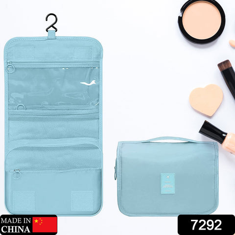 7292 Men's and Women's Waterproof Foldable Multifunction Portable Travel Toiletry Kit Cosmetic Makeup Pouch Organizer Bag - SWASTIK CREATIONS The Trend Point