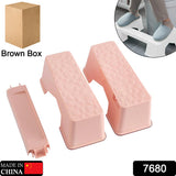 7680 Toilet Stool, Durable Foldable Stable Innovative Step Stool Plastic Anti Slip for Bathroom for Home 