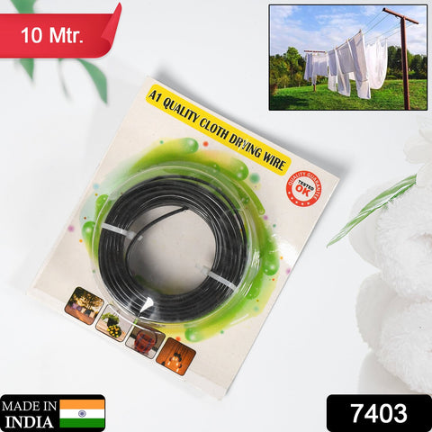 7403 Cloth Drying Wire High Quality Agriculture & Gardening Use Wire 10Mtr - SWASTIK CREATIONS The Trend Point