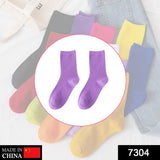 7304 Socks Breathable Thickened Classic Simple Soft Skin Friendly (Moq :-3) - SWASTIK CREATIONS The Trend Point