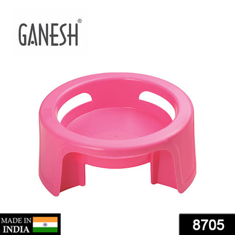 8705 Ganesh Multipurpose Unbreakable Plastic Matka Stand/Pot Stand - SWASTIK CREATIONS The Trend Point
