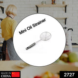 2727 Mini Oil Strainer To Get Perfect Fried Food Stuffs Easily Without Any Problem And Damage. - SWASTIK CREATIONS The Trend Point