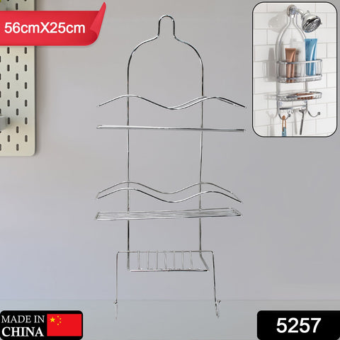 5257 Multipurpose Stainless Steel Bathroom Shelf and Rack/Shower Caddy/Bathroom Storage Shelf/Holder/Bathroom Accessories for Home - SWASTIK CREATIONS The Trend Point