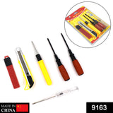 9163 Screwdriver And PVC Sheet Perspex Cutter Cutting Tool (Pack Of 6) - SWASTIK CREATIONS The Trend Point