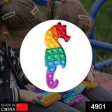 4901 Sea horse fidget toy, push pop bubble fidget sensory toy - SWASTIK CREATIONS The Trend Point