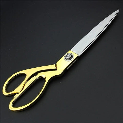 1547 Stainless Steel Tailoring Scissor Sharp Cloth Cutting for Professionals (9.5inch) (Golden) - SWASTIK CREATIONS The Trend Point