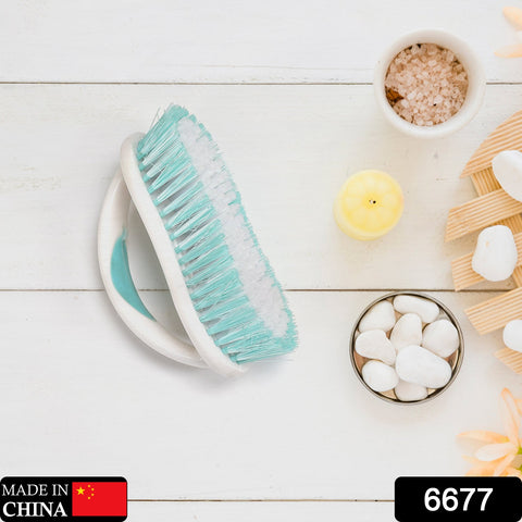 6677 Multipurpose Durable Cleaning Brush with handle for Clothes Laundry Floor Tiles at Home Kitchen Sink, Wet and Dry wash Cloth Spotting Washing Scrubbing Brush. - SWASTIK CREATIONS The Tre
