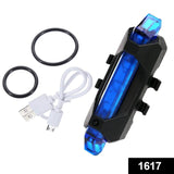 1617 Rechargeable Bicycle Front Waterproof LED Light (Blue) - SWASTIK CREATIONS The Trend Point