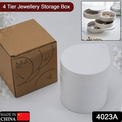 4023A Jewelry Box 360 Degrees Free Rotation Jewelry Case For Women And Girls - SWASTIK CREATIONS The Trend Point