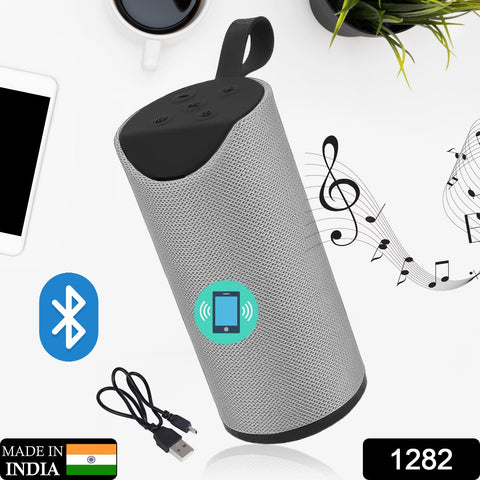 1282 Portable Speaker / Rechargeable / Splash Proof Wireless High Sound Bluetooth Speaker - SWASTIK CREATIONS The Trend Point