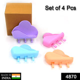 4870 Plastic Soap Case Cover for Bathroom use Pack of 4Pcs - SWASTIK CREATIONS The Trend Point