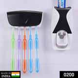0200 Toothpaste Dispenser & Tooth Brush with Toothbrush - SWASTIK CREATIONS The Trend Point