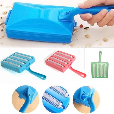 6230 Plastic Handheld Carpet Roller Brush Cleaning with Dust Crumb Collector, Wet, and Dry Brush - SWASTIK CREATIONS The Trend Point