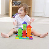3911 200 Pc House Blocks Toy used in all kinds of household and official places specially for kids and children for their playing and enjoying purposes. - SWASTIK CREATIONS The Trend Point