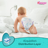 0958 Champs Soft and Dry Baby Diaper Pants  62 Pcs (Large Size  L62)