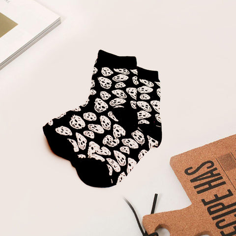 7342 Cotton Fancy Ladies Socks (1 Pair) (Moq :-3) - SWASTIK CREATIONS The Trend Point