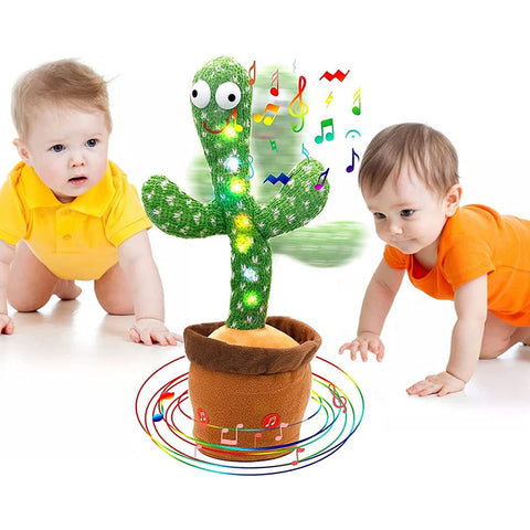 8047L  Dancing Cactus Talking Toy, Chargeable Toy (loose) - SWASTIK CREATIONS The Trend Point