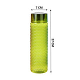 5270 Water Bottle Bubble Shape Designer Water Bottles for Fridge School College Use, Capacity 1000ml ( 3 pc ) 