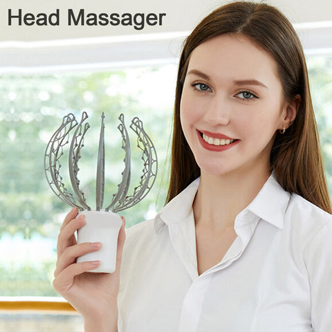 1712 Electric Octopus Claw Scalp Massager Stress Relief Therapeutic Head Scratcher - SWASTIK CREATIONS The Trend Point