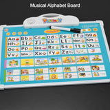 4602 Learning Board 2in1 - Educational PAD for Kids Musical Board for Alphabet ABC Learning Toy Play Mat & Drawing with One Doodle Pen 