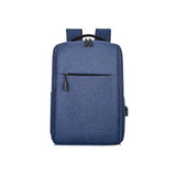 6215 Blue Travel Laptop Backpack With USB Charging Port - SWASTIK CREATIONS The Trend Point