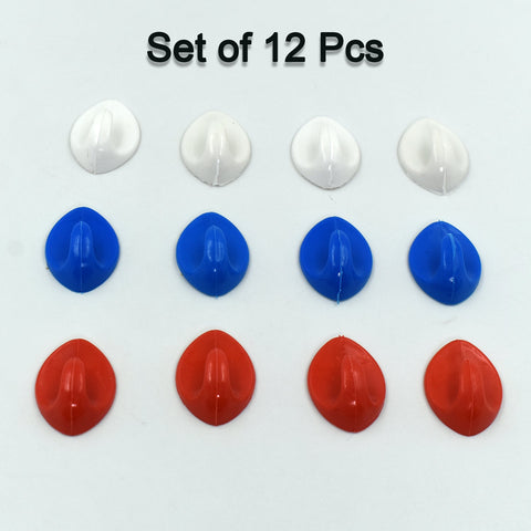 4842 12Pc Plastic Adhesive Hooks For Placing On Wall Surfaces In Order To Hang Various Stuffs And Items. - SWASTIK CREATIONS The Trend Point