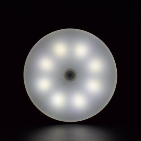 1656 Round Shape 8 LED Motion Sensor Induction Led Light - SWASTIK CREATIONS The Trend Point