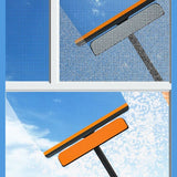 6087 3 in 1 Glass Wiper used in all kinds of household and official places for cleaning and wiping of floors, glasses and dust etc. - SWASTIK CREATIONS The Trend Point