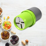5333 Plastic Dry Fruit and Paper Mill Grinder Slicer, Chocolate Cutter and Butter Slicer with 3 in 1 Blade, Standard, Multicolor 