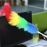 6321 Colorful Feather Duster | Microfiber Duster for Cleaning | Dusting Stick | Dusting Brush - SWASTIK CREATIONS The Trend Point