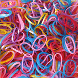 4356 Rubber Band For Office/Home and Kitchen Accessories Item Products, Elastic Rubber Bands, Flexible Reusable Nylon Elastic Unbreakable, For Stationery, School  Multicolor (0.75 Inch, 50 GM)