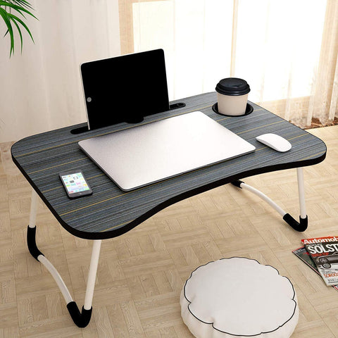 4492 Multi-Purpose Laptop Desk for Study and Reading with Foldable Non-Slip Legs Reading Table Tray , Laptop Table ,Laptop Stands, Laptop Desk, Foldable Study Laptop Table - SWASTIK CREATIONS