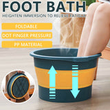 6116 Multi-Purpose Portable Collapsible Plastic, Silicone Round Folding Tub, Water Container Folding Foot Spa Basin Tub, with Hanging Hole - SWASTIK CREATIONS The Trend Point