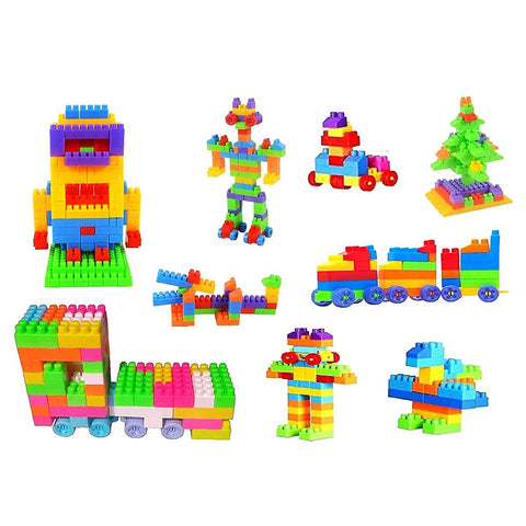 3915 200 Pc Train Blocks Toy used in all kinds of household and official places specially for kids and children for their playing and enjoying purposes. - SWASTIK CREATIONS The Trend Point
