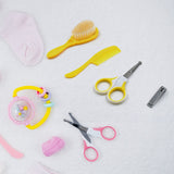 6546 Born Baby Health Care Kit Baby Health Care And Grooming Kit 4 in 1 Nail Clipper Brush Comb Scissors Baby Safety Care Kit