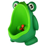 4034 Cute Forg Standing Potty Training Urinal for Boys Toilet with Funny Aiming Target 