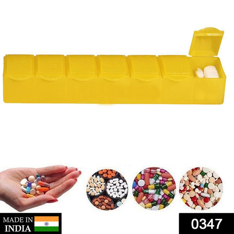 0347 -7 Days Pill Box with 7 Compartments - SWASTIK CREATIONS The Trend Point