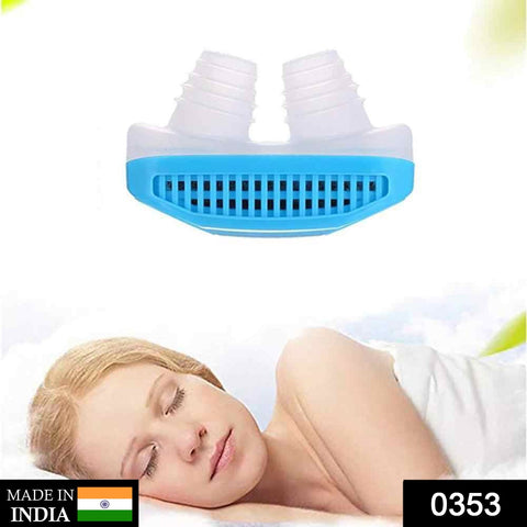 0353 - 2 in 1 Anti Snoring and Air Purifier Nose Clip for Prevent Snoring and Comfortable Sleep - SWASTIK CREATIONS The Trend Point
