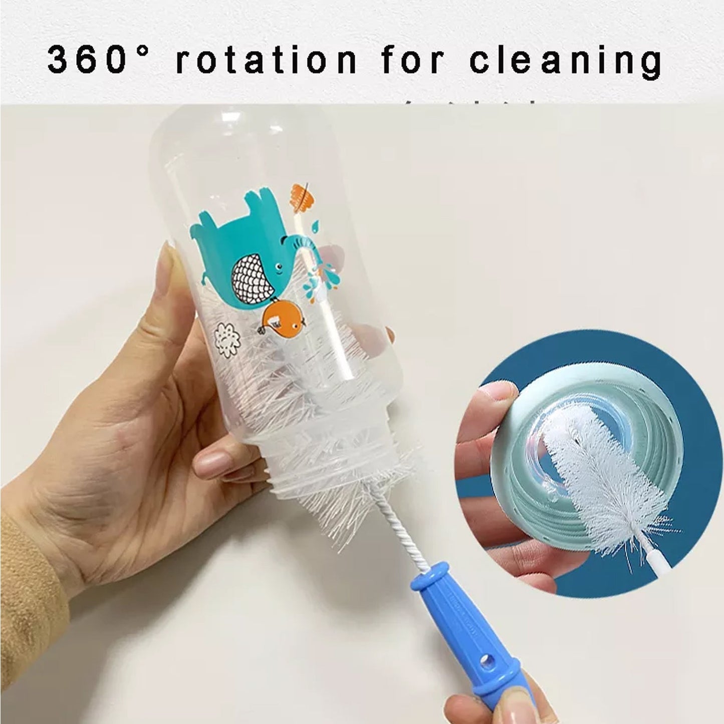 6658 Plastic Multipurpose Kitchen Long Bottle Cleaning Brush - SWASTIK CREATIONS The Trend Point SWASTIK CREATIONS The Trend Point