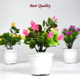 4950 Flower Pot Artificial Decoration Plant | Natural Look & Plastic Material For Home , Hotels , Office & Multiuse Pot 