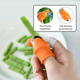2662V 1 Pair V Thumb Cutter with Box used in all kinds of household and official kitchen purposes for peeling and cutting of various types of vegetables and fruits etc. - SWASTIK CREATIONS Th