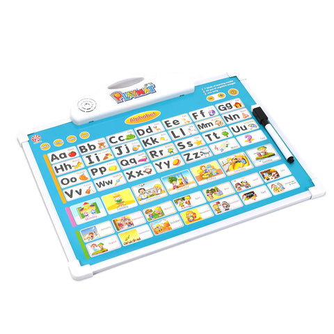 4602 Learning Board 2in1 - Educational PAD for Kids Musical Board for Alphabet ABC Learning Toy Play Mat & Drawing with One Doodle Pen - SWASTIK CREATIONS The Trend Point
