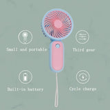 4800 Mini Handheld Fan Portable Rechargeable Mini Fan Easy to Carry, for Home, Office, Travel and Outdoor Use 