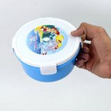 2746 Round Shaped Lunch Box For Storing And Serving Food Stuffs And Items. - SWASTIK CREATIONS The Trend Point