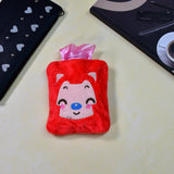 6523 Pink Cat small Hot Water Bag with Cover for Pain Relief, Neck, Shoulder Pain and Hand, Feet Warmer, Menstrual Cramps. - SWASTIK CREATIONS The Trend Point