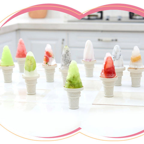 6304 6 Pc Ice Cream Mold used for making ice-creams in all kinds of places including restaurants and ice-cream parlours etc. - SWASTIK CREATIONS The Trend Point